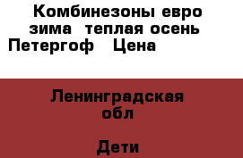 Комбинезоны евро-зима, теплая осень, Петергоф › Цена ­ 700-2000 - Ленинградская обл. Дети и материнство » Детская одежда и обувь   . Ленинградская обл.